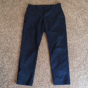 31x30 Slim Fit Navy Blue Banana Republic Core Temp Chino